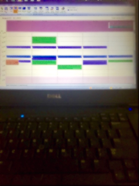 Microsoft Outlook, color coding, planning, technology