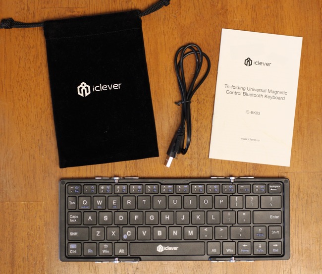 Tech Gems - iClever Bluetooth Keyboard LilDivette
