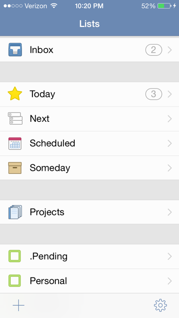 planners, organizers, Things App, task application