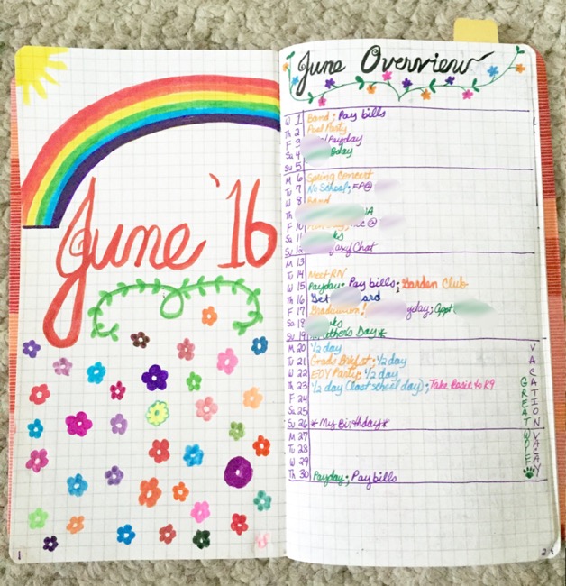 Update on One Book July + Bullet Journal Experiment - LilDivette
