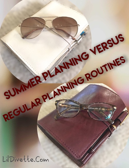 summer planning, routine planning